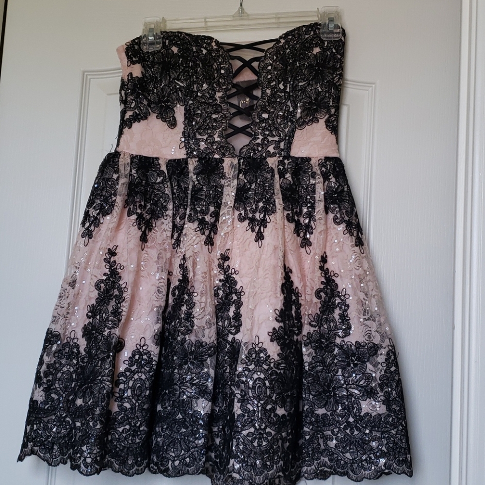 Short evening dress